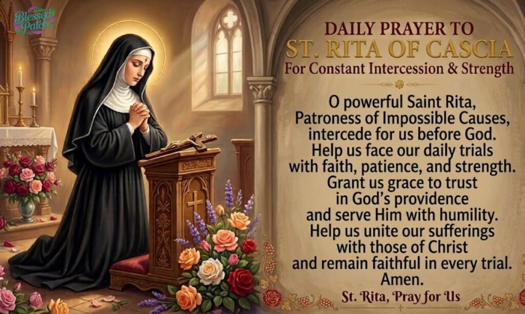 Daily Prayer to St. Rita of Cascia