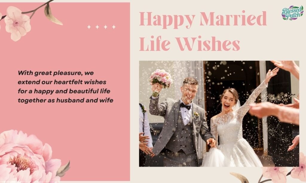 Happy Married Life Wishes
