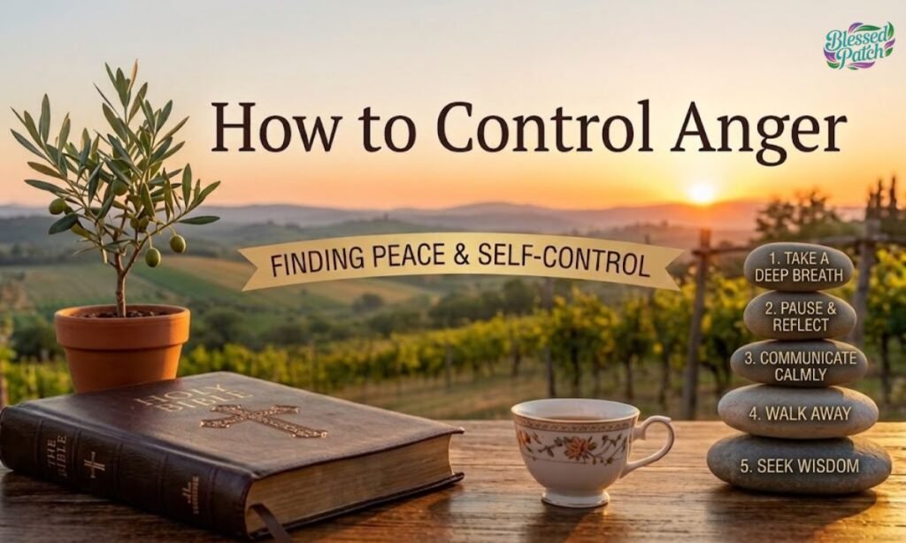 How to Control Anger