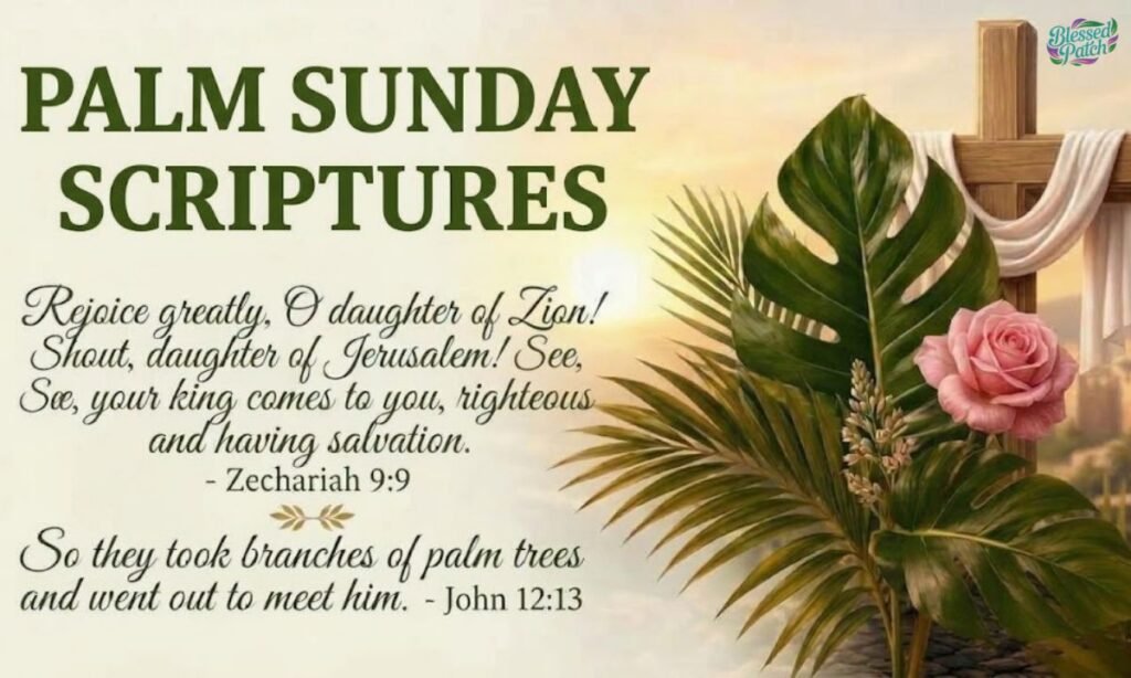 Palm Sunday Scriptures