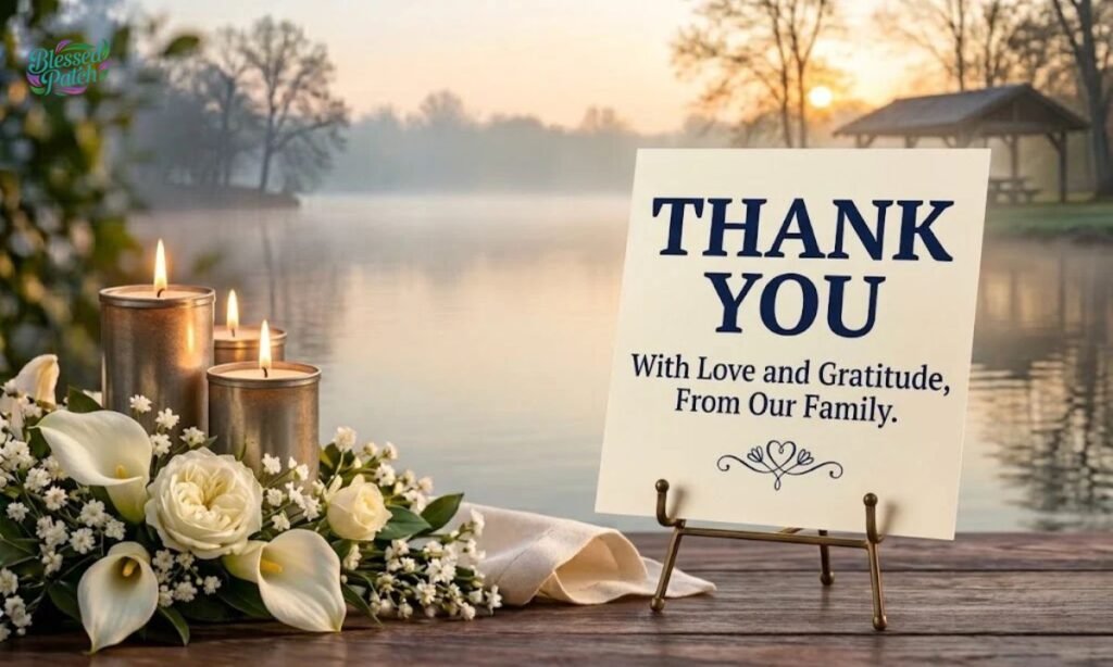 Short Funeral Thank You Message From Family