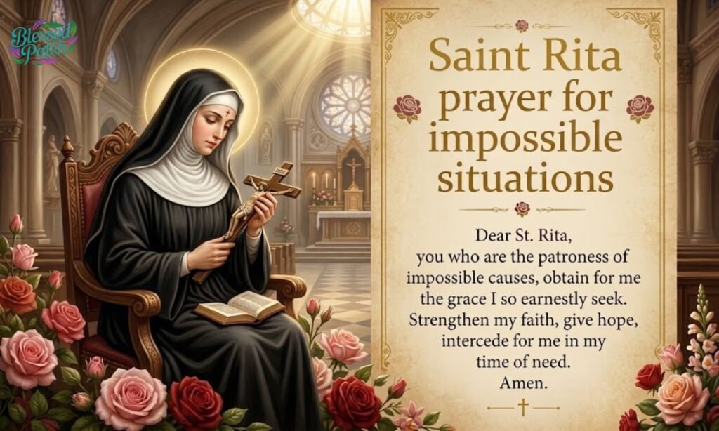 St. Rita Prayer for Impossible Situations