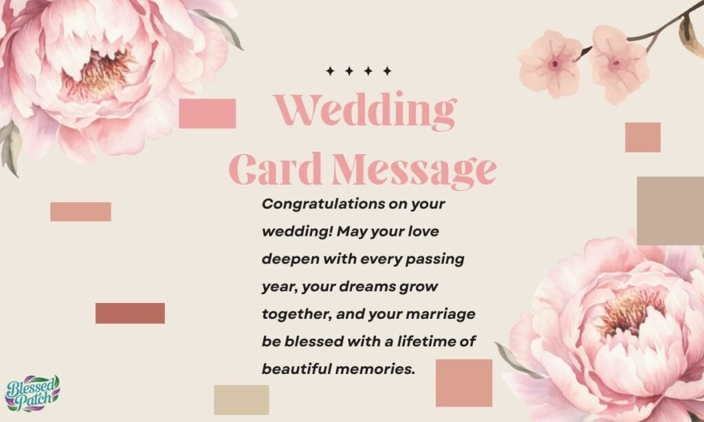 Wedding Card Message