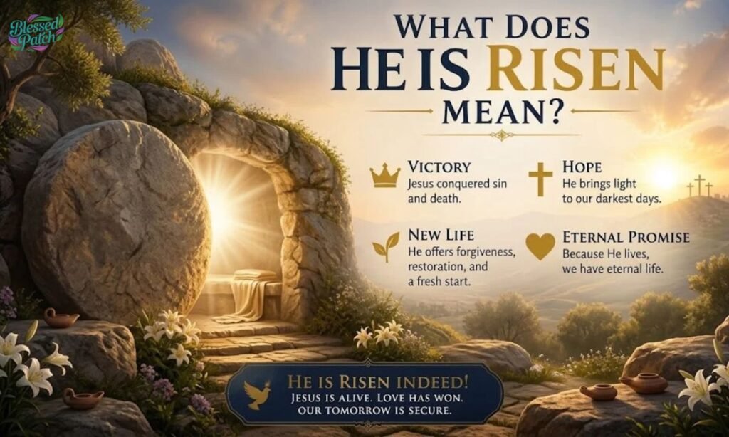 What Does He Is Risen Mean